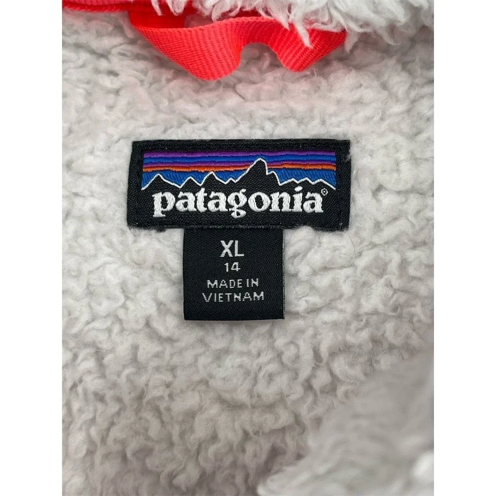 Patagonia Girl's Los Gatos Vest‎ Gray Size 14 XL Casual Zip-Up